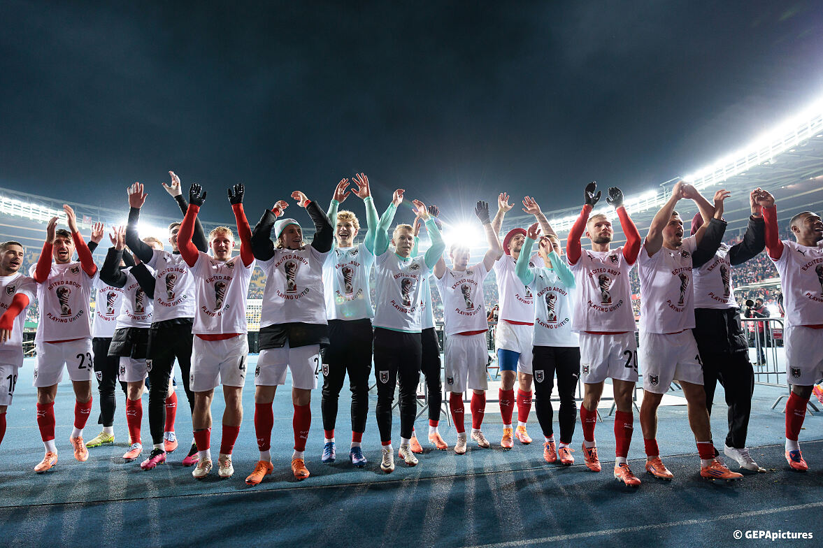 Bis zu 2,8 Millionen Zuschauerinnen und Zuschauer verfolgten den Showdown in der Fußball-WM-Qualifikation zwischen Österreich und Bosnien-Herzegowina live bei ServusTV und ServusTV On