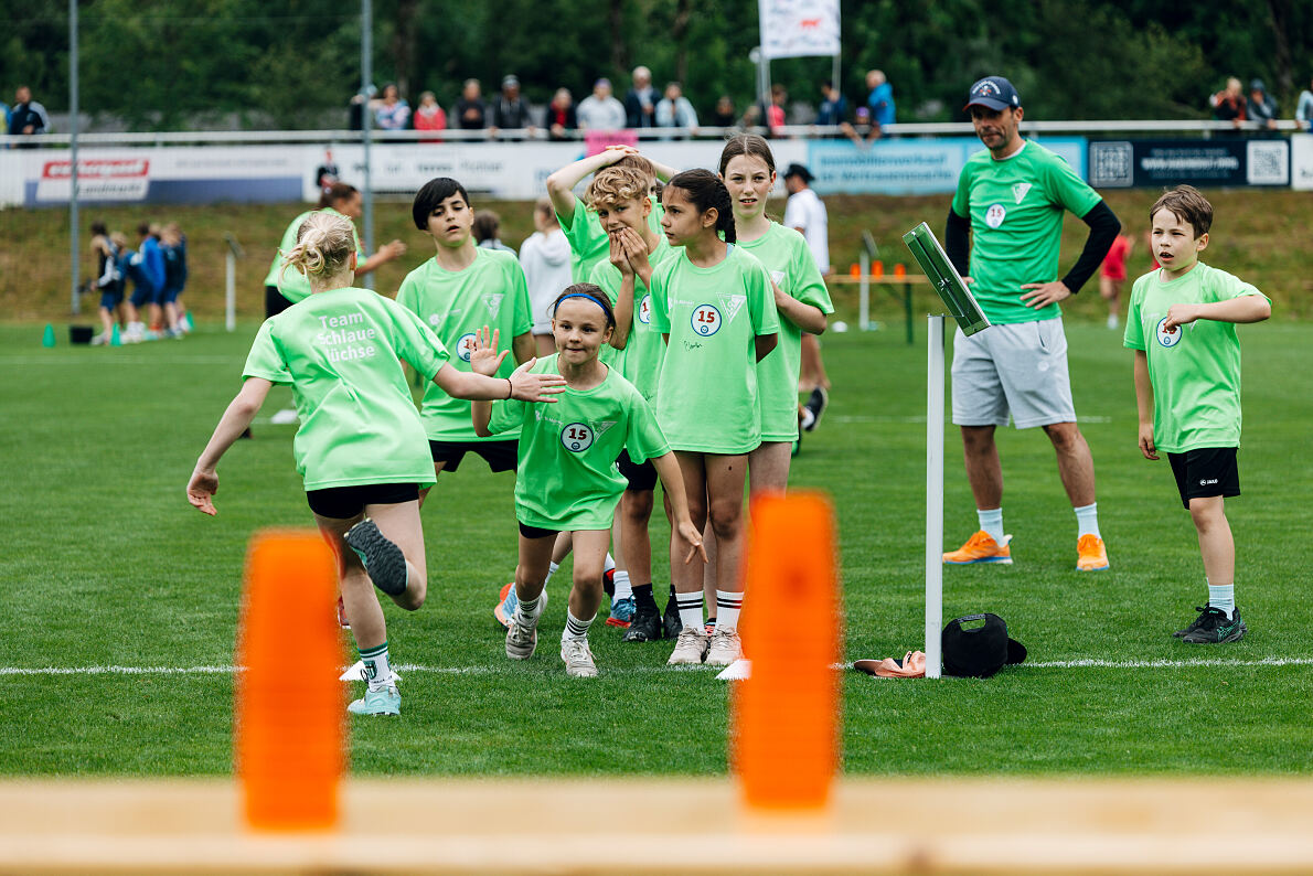 Teilnehmer in Action bei den BEWEG DOCH SCHLAU CHAMPIONSHIP - Bundesfinale Schladming2024
