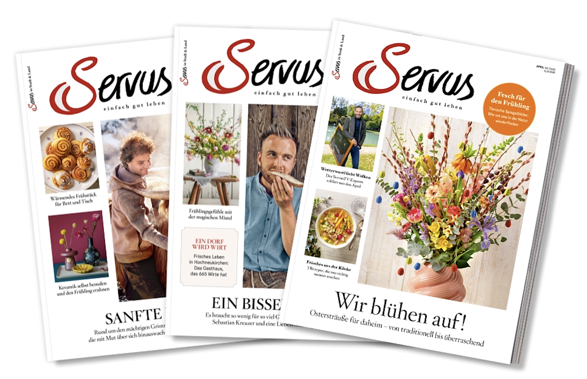 Media-Analyse 2024 bestätigt Servus in Stadt und Land erneut als Nummer 1 unter Österreichs Kaufmagazinen