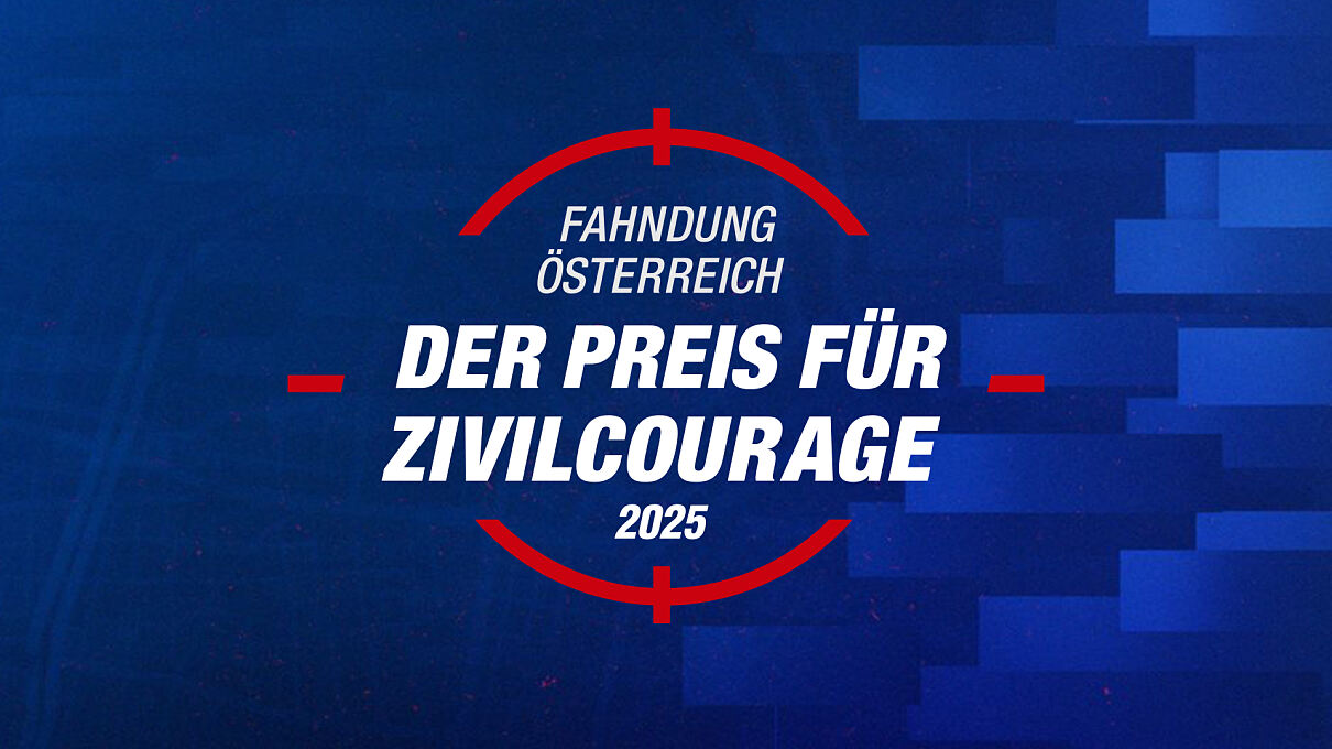 Logo „Fahndung Österreich – Preis für Zivilcourage“