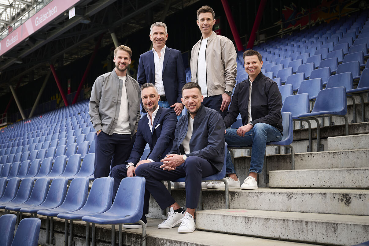 Kevin Piticev, Christian Baier, Christian Nehiba, Michael Wanits, Christian Brugger und Philipp Krummholz