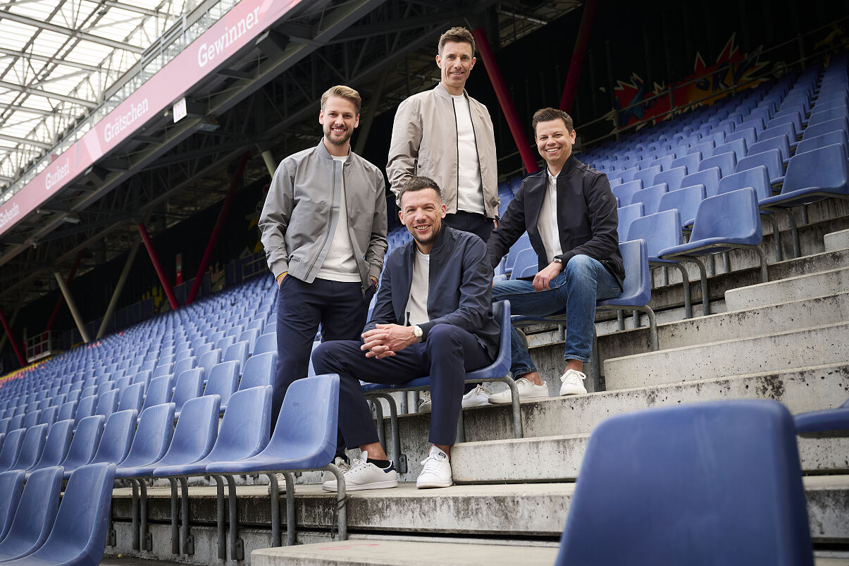 Kevin Piticev, Michael Wanits, Christian Brugger und Philipp Krummholz