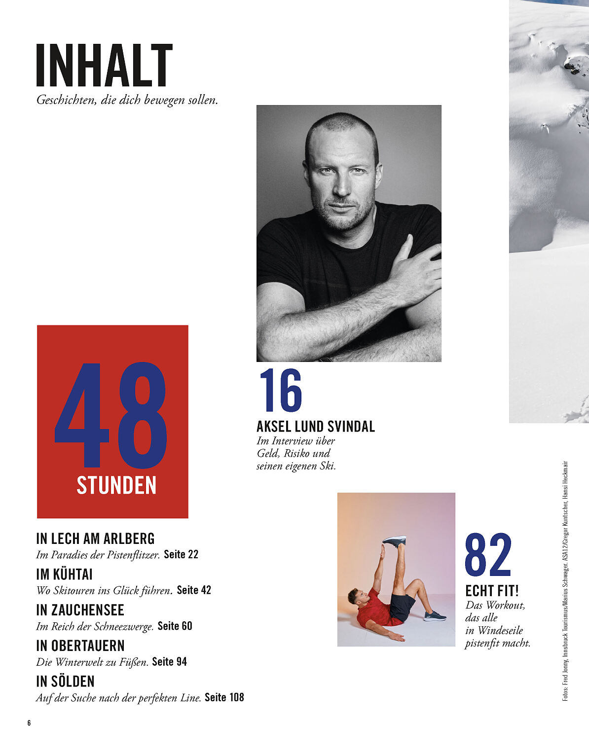 365 Tage INTERSPORT Inhaltsverzeichnis 1