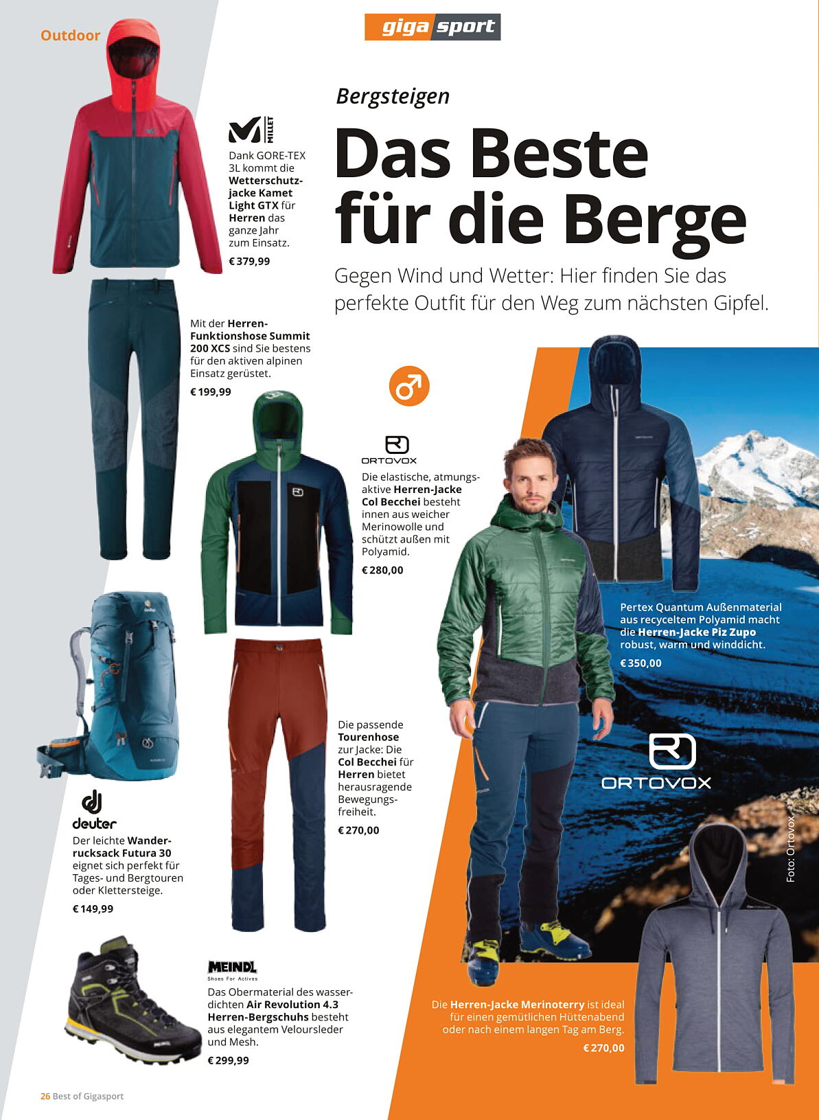 Best of Gigasport – das Beste für die Berge