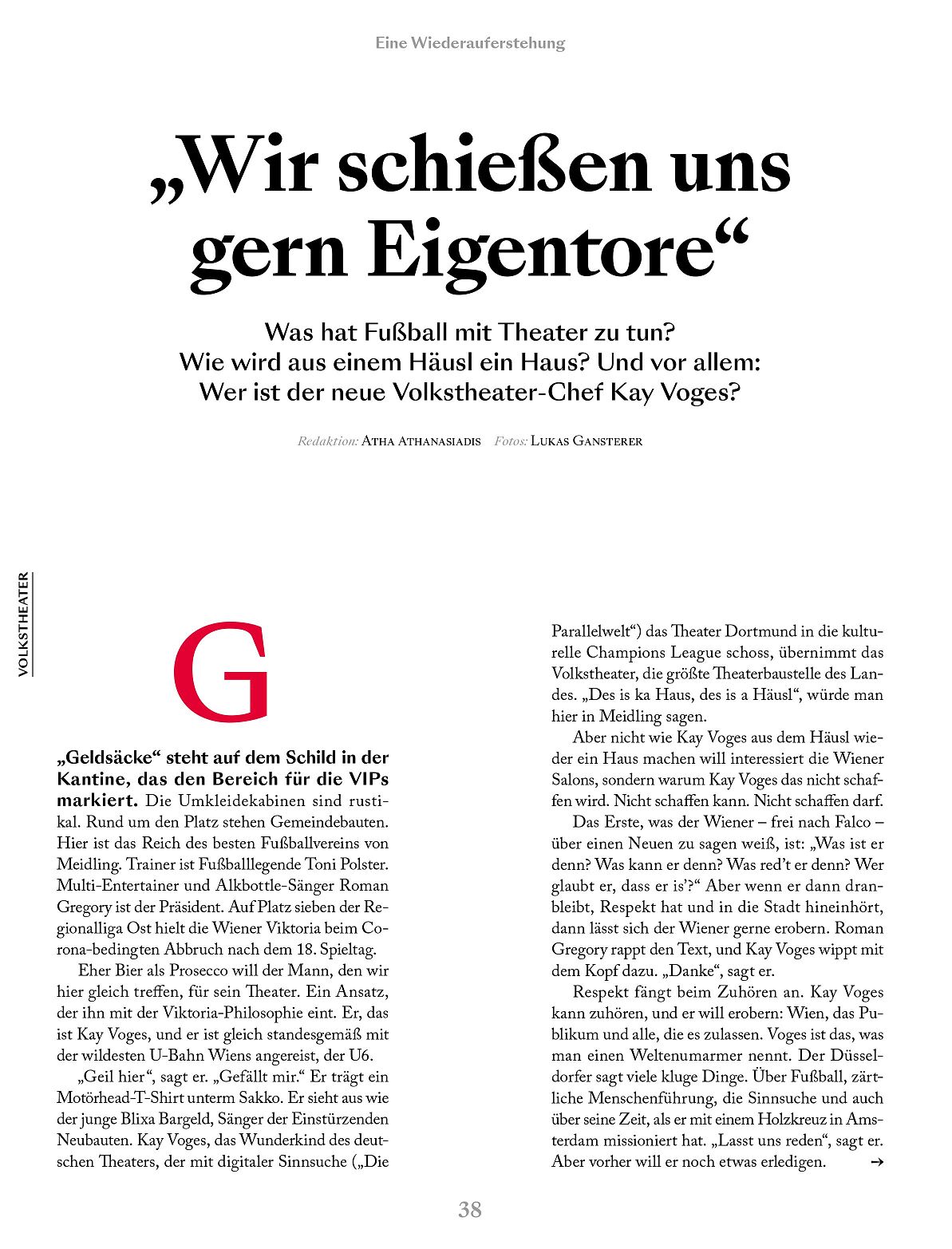 BÜHNE Kay Voges Seite 1