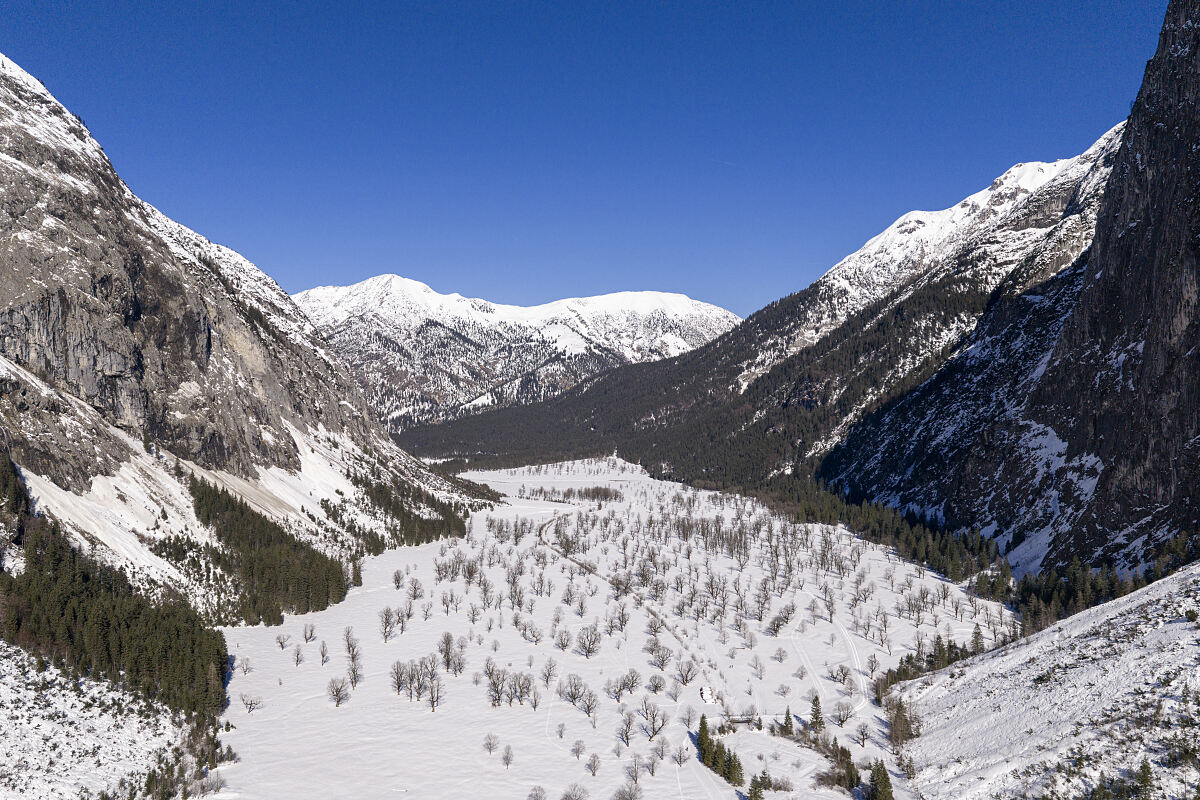 Engalm im Risstal Winterlandschaft