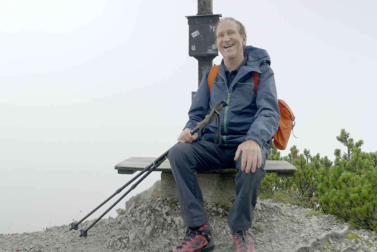 Werner Singer beim Bergsteigen