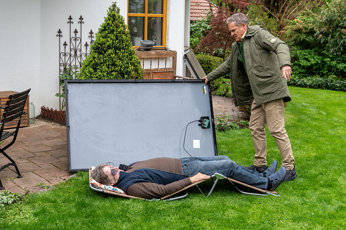 PW - 03 - Hubert ohne Staller - Über den Dächern von Wolfratshausen